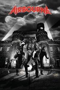 AIRBOURNE BAND =POSTER= Joel Ryan OKeeffe castle NEW  