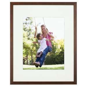   Archival Quality 16 by 20 Inch Wood Frame Matted to 11 by 14 Inch