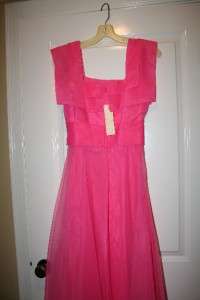 Vintage Pink Evening Dress Alyce Designs NWT Size 10  