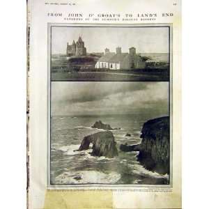  John O Groats LandS End Holiday Resorts Print 1912