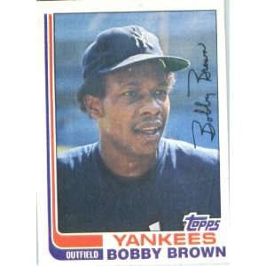  1982 Topps # 791 Bobby Brown New York Yankees Baseball 