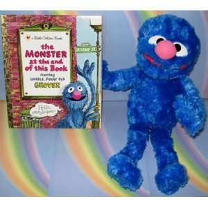  14.5 Grover by Gund WITH The Monster at the End of this Book 