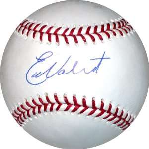  Eric Valent Autographed Baseball
