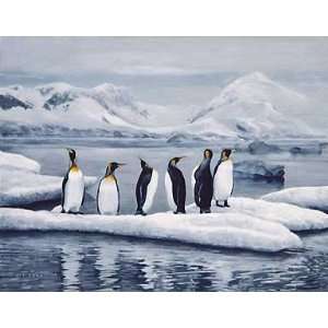  Terry Isaac   Glacial Gathering Canvas Giclee