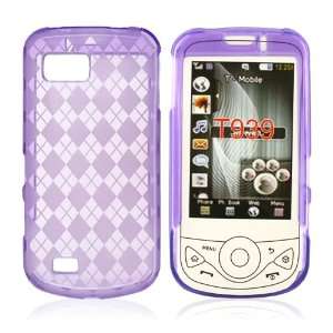   For Samsung Behold 2 Crystal Silicone Case Purple Argyl Electronics