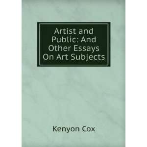  Artist and public, and other essays on art subjects 