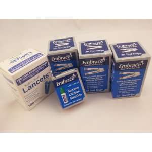 150 EMBRACE Blood Glucose Test Strips   EXP 10/2013 & 11/2013 (3 Boxes 