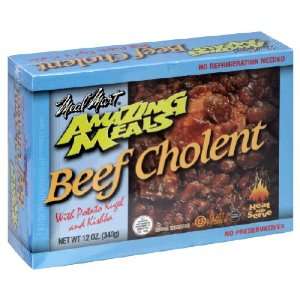 Meal Mart, Beef Cholent, 12 Ounce (12 Pack)  Grocery 