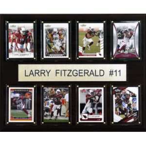  NFL Larry Fitzgerald Arizona Cardinals 8 Card Plaque 