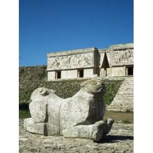  and Governors Palace at Uxmal, Unesco World Heritage Site, Yucatan 