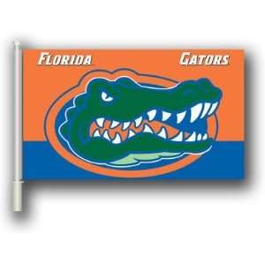  NCAA Florida Gators 11x18 Car Flags with Bracket ( Set 