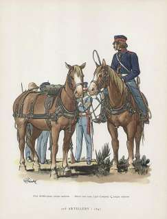 American Army, 3rd Artillery, 1847 by Fritz Kredel