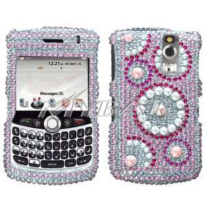  Deep Sea Silver Diamante Protector Cover for BlackBerry 