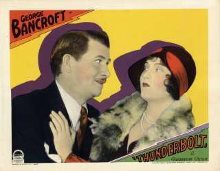 THUNDERBOLT (1929) STERNBERG 4 CRIME FILM LC’S  
