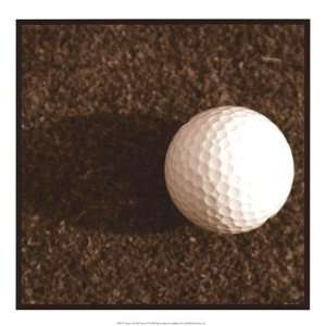  Sepia Golf Ball Study IV by Jason Johnson 17x17 Sports 