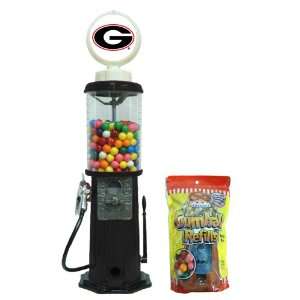  Georgia Black Retro Gas Pump Gumball Machine Sports 