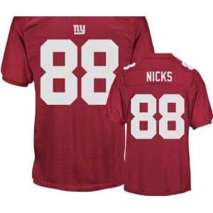 NEW York Giants #88 Hakeem Nicks Red Jerseys Authentic Football Jersey 