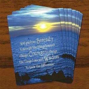  Serenity Prayer Prayer Cards   Pack/25 Health & Personal 