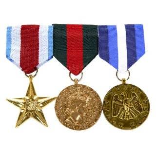 Military Medals   3 Set Accessory