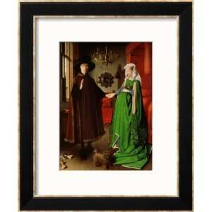  Portrait of Giovanni Arnolfini and his Wife, c.1434 Framed 