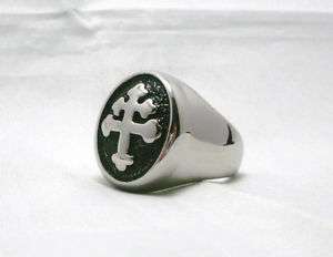 Magnum PI Viet Nam Unit Cross of Lorraine Ring Sz 8 15  