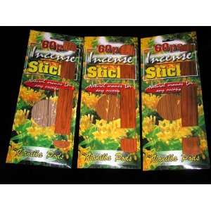  Scented Deluxe Incense Three 60 Stick pk. Fresh Aromatherapy Gift Set