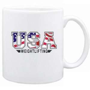  New  Usa Weightlifting / Flag Clip   Army  Mug Sports 
