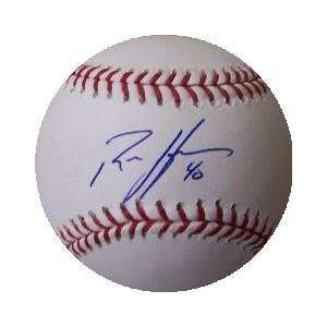  Rich Harden Autographed Ball