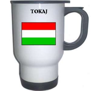 Hungary   TOKAJ White Stainless Steel Mug