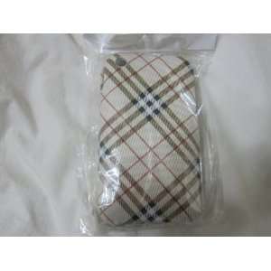  Biege Plaid Iphone 2g 3g 3gs Full Body Protective Hard 