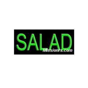  Neon Sign, Salad Sign, Green