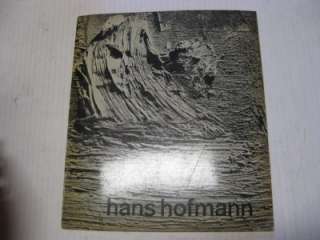 1963 Hans Hofmann; by William Chapin Seitz MUSEUM OF MODERN ART  