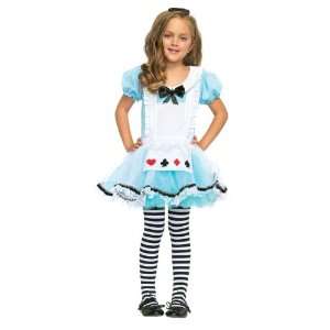 Girls Costume, 2 Pc. Adorable Alice, Includes Lace Trimmed Apron Dress 