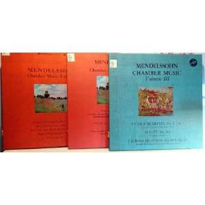  Mendelssohn Chamber Music, Vol. I   III   3 Box Sets 