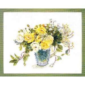  Yellow Roses kit (cross stitch) Arts, Crafts & Sewing