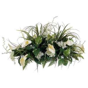  Calla Lily and Hydrangea Silk Flower Arrangement