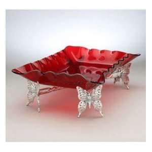  Arthur Court Designs Butterfly Standing   Ruby Acrylic 
