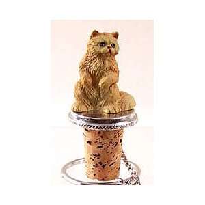  Red Persian Cat Wine Bottle Stopper CTB09 Kitchen 