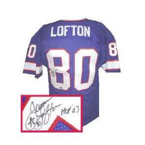  James Lofton Bills Blue Throwback Jersey 