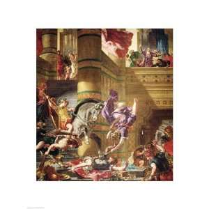  The Expulsion of Heliodorus from the Temple   Poster by 