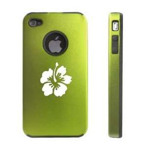  Apple iPhone 4 4S 4G Green D437 Aluminum & Silicone Case 