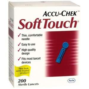   LANCETS Pack of 200 by ROCHE DIAGNOSTICS ***