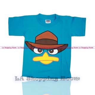 Kids Funny T Shirt Perry The Platypus All Size new arrival low ship 
