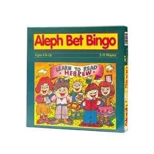  Aleph Bet Bingo Game   Learn to Read Hebrew Toys & Games