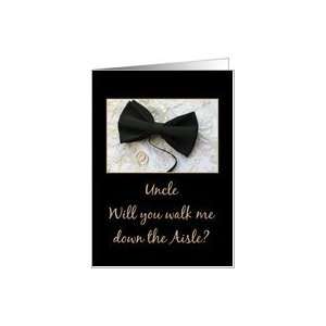  Uncle walk me down the aisle request Bow tie and rings on 