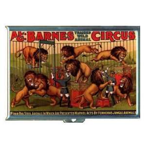  AL G. BARNES WILD ANIMAL CIRCUS LIONS ID Holder, Cigarette 