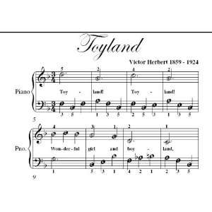   Toyland Victor Herbert Easy Piano Sheet Music Victor Herbert Books