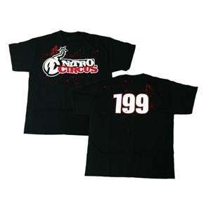 Nitro Circus Gimp 199 Short Sleeve T Shirt   Small/Black