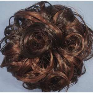  7 PONY FASTENER Hair Scrunchie Wig KATIE #4 30 DARK BROWN 