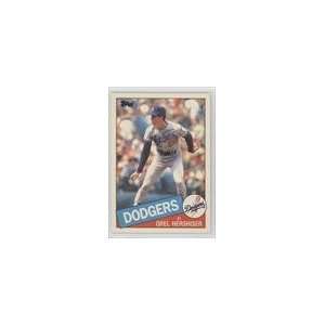    1985 Topps Tiffany #493   Orel Hershiser/5000 Sports Collectibles